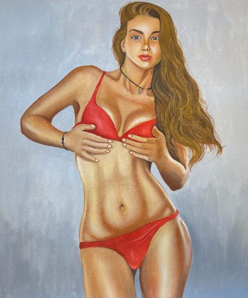 Red Bikini Lady